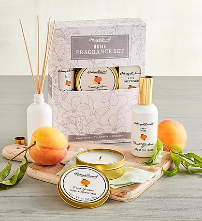 Peach Gardenia Room Scent Gift Set 